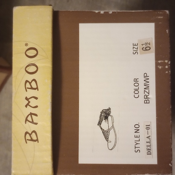 BAMBOO LACE UP SANDALS - Picture 7 of 7